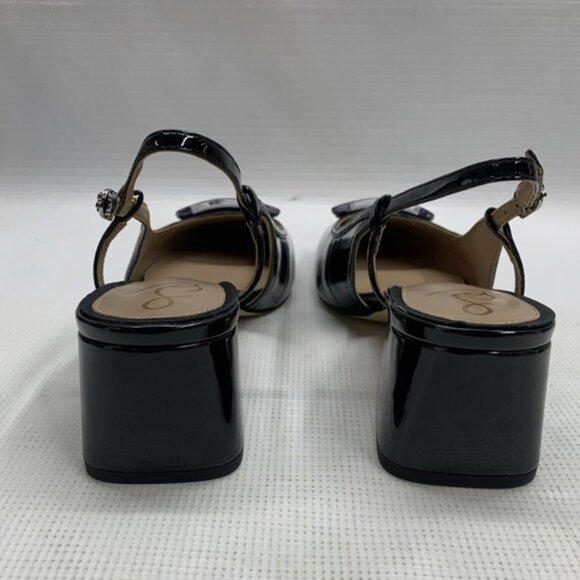 Sam Edelman Womens Tracie Adjustable Slingbacks Shoes Black Size 8M New w/o Box - Picture 2 of 8